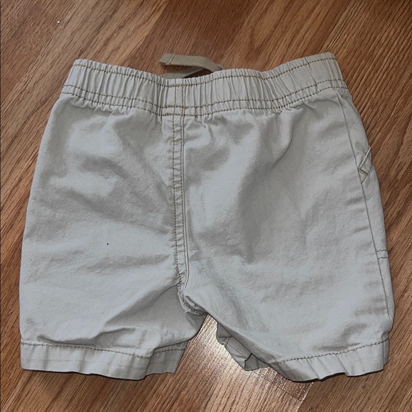 Kids Tan Drawstring Shorts - Picture 4 of 8
